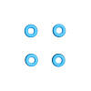 Кольцо форсунки ГАЗЕЛЬ дв. 4216 Евро 3 с электропедалью и блоком синее к-т 4шт CARTRONIC crtr0122208