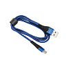 Кабель USB VIXION 4665306929385 K26c 2.4А TYPE-C (1м) синий с защитой от перегибов VIXION 4665306929385