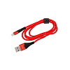 Кабель USB VIXION 4665306929316 K26i iPhone Lightning 8 pin (1м) красный VIXION 4665306929316