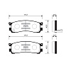 Колодки тормозные передние SANGSIN BRAKE sp1528
