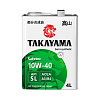 Масло моторное TAKAYAMA 10W40 SAE API SL/CF ACEA ж/б 4л. TAKAYAMA 605591