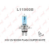 Лампа LYNX L11960B H19 12V 60/55W PU43t-3 SUPER WHITE LYNXAUTO l11960b