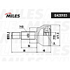 Шрус наружний MILES 1501429SX к-т MILES 1501429sx