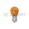 Лампа ZEKKERT LP1071 12v PY21W BAU15S желтая 1шт ZEKKERT lp1071