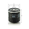 Фильтр масляный MANN W671 MANN-FILTER w671