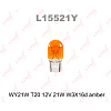 Лампа WY21W 12V W3x16D желтая LYNXAUTO l15521y